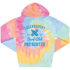 Unisex Tie-Dye Fleece Hoodie