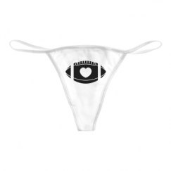 Basic White Thong Underwear