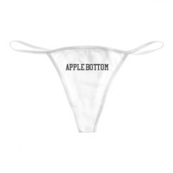 Basic White Thong Underwear