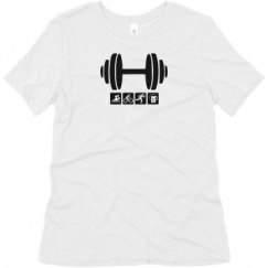 Ladies Relaxed Fit Super Soft Triblend Tee