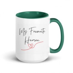 15oz Ceramic Mug with Color Inside