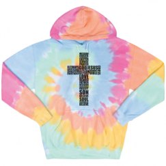 Unisex Tie-Dye Fleece Hoodie