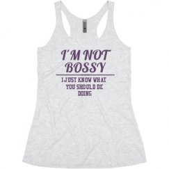 Ladies Slim Fit Super Soft Racerback Triblend Tank