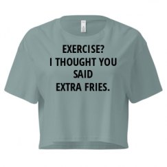 Ladies Festival Cali Crop Top Tee