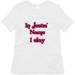 Ladies Relaxed Fit Super Soft Triblend Tee