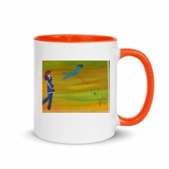 11oz Ceramic Mug with Color Inside