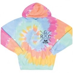 Unisex Tie-Dye Fleece Hoodie