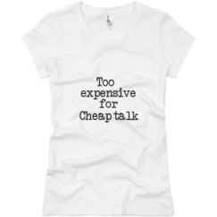 Ladies Slim Fit Basic Promo Jersey Tee