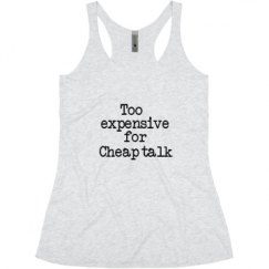 Ladies Slim Fit Super Soft Racerback Triblend Tank