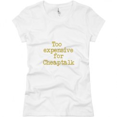 Ladies Slim Fit Basic Promo Jersey Tee