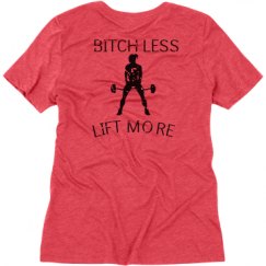 Ladies Relaxed Fit Super Soft Triblend V-Neck Tee