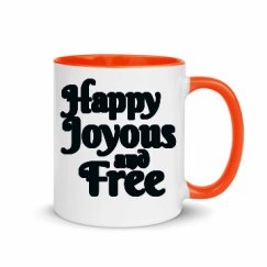 11oz Ceramic Mug with Color Inside