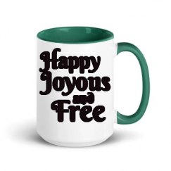 15oz Ceramic Mug with Color Inside