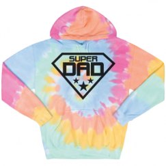 Unisex Tie-Dye Fleece Hoodie