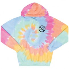 Unisex Tie-Dye Fleece Hoodie