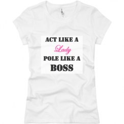 Ladies Slim Fit Basic Promo Jersey Tee