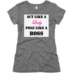 Ladies Slim Fit Super Soft Triblend Tee