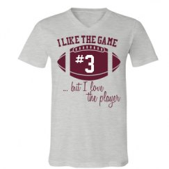 Unisex V-Neck Jersey Tee