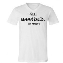 Unisex V-Neck Jersey Tee