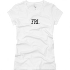Ladies Slim Fit Basic Promo Jersey Tee