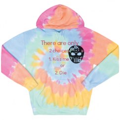 Unisex Tie-Dye Fleece Hoodie