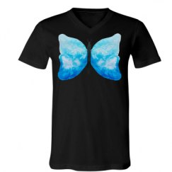 Unisex V-Neck Jersey Tee