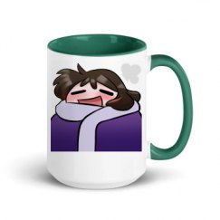 15oz Ceramic Mug with Color Inside