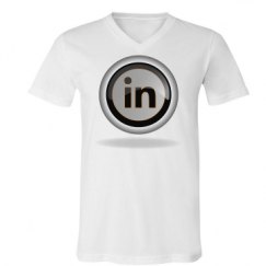 Unisex V-Neck Jersey Tee