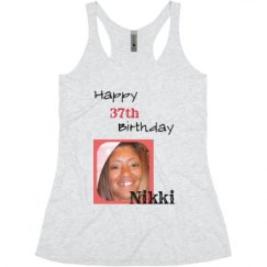 Ladies Slim Fit Super Soft Racerback Triblend Tank