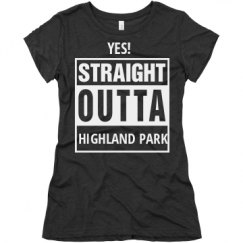 Ladies Slim Fit Super Soft Triblend Tee