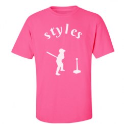 Unisex Ultra Cotton Safety Neon Crewneck Tee