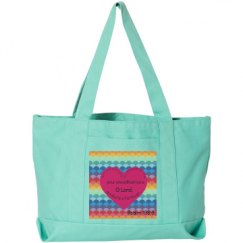 Seaside Cotton Canvas Pigment-Dyed Boat Tote Bag