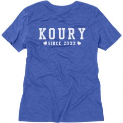 Ladies Relaxed Fit Super Soft Triblend V-Neck Tee