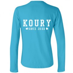 Ladies Relaxed Fit Basic Long Sleeve Tee