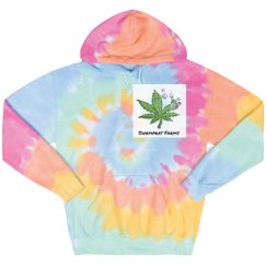 Unisex Tie-Dye Fleece Hoodie