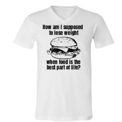 Unisex V-Neck Jersey Tee