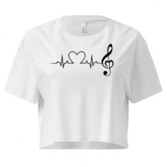 Ladies Festival Cali Crop Top Tee