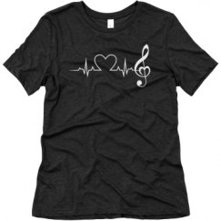 Ladies Relaxed Fit Super Soft Triblend Tee