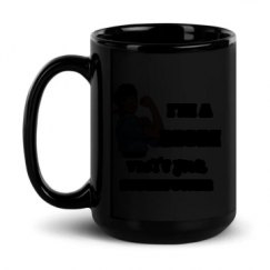 15oz Black Glossy Mug