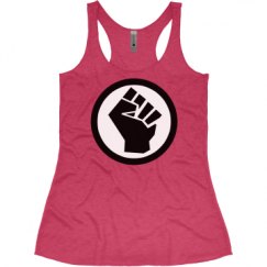 Ladies Slim Fit Super Soft Racerback Triblend Tank