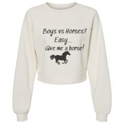 Women's Raglan Pullover Fleece
