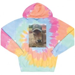 Unisex Tie-Dye Fleece Hoodie