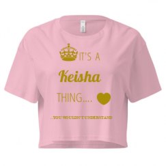 Ladies Festival Cali Crop Top Tee