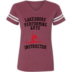 Ladies Relaxed Fit Vintage Sports Tee