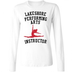 Ladies Relaxed Fit Basic Long Sleeve Tee