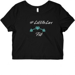Ladies Slim Fit Crop Top Tee