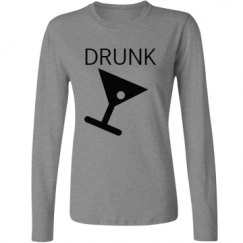 Ladies Relaxed Fit Basic Long Sleeve Tee