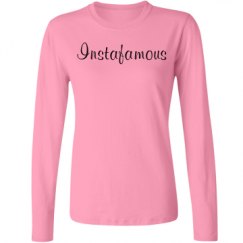 Ladies Relaxed Fit Basic Long Sleeve Tee