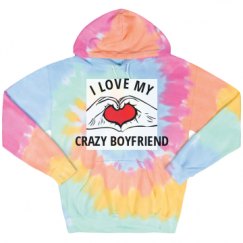 Unisex Tie-Dye Fleece Hoodie
