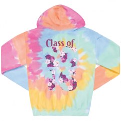 Unisex Tie-Dye Fleece Hoodie